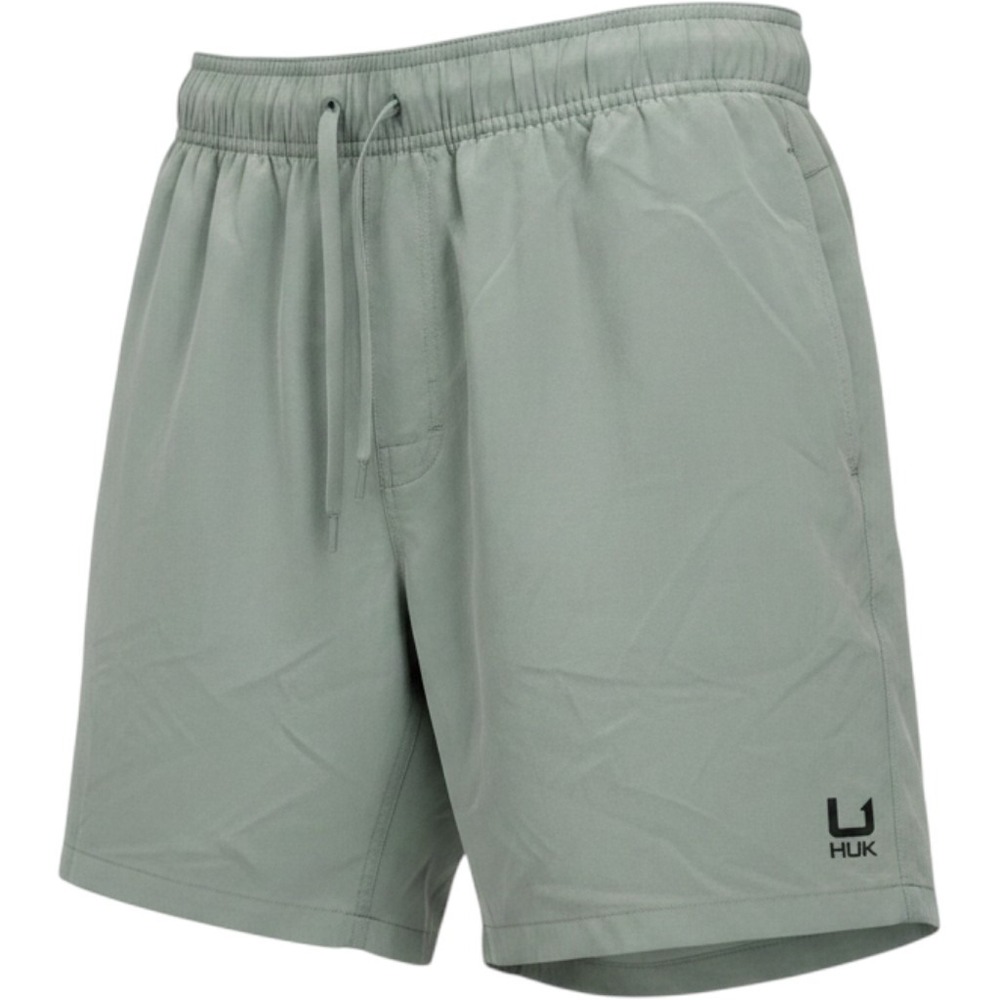 Huk Pursuit Volley Shorts Mens Large Sage Green Performance Swim Fishing L
